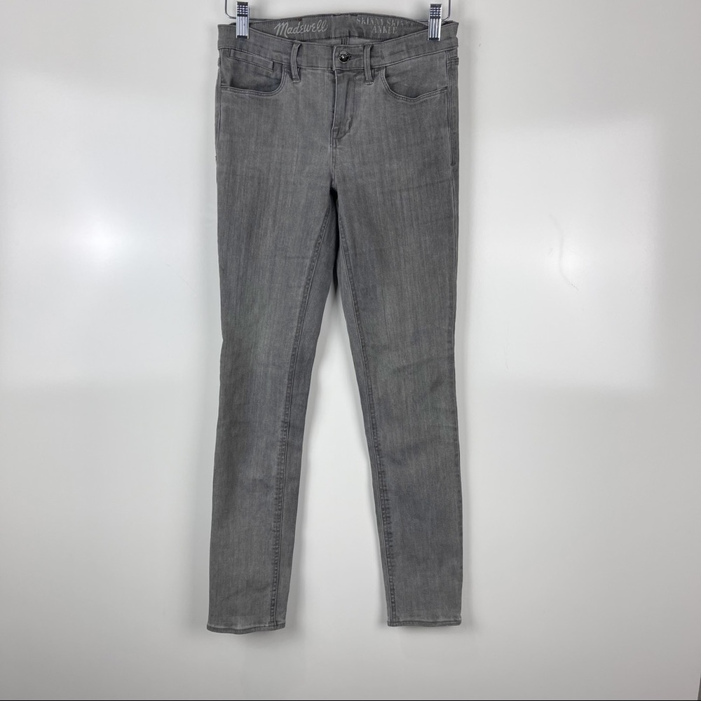 Madewell Grey Skinny Skinny Ankle Jeans Sz 26